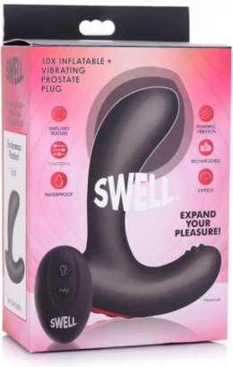 XR Brands Master Series Nadmuchiwany Wibrujący Korek Silikonowy Prostaty