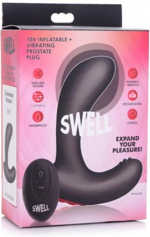 XR Brands Master Series Nadmuchiwany Wibrujący Korek Silikonowy Prostaty XR Brands Master Series Nadmuchiwany Wibrujący Korek Silikonowy Prostaty