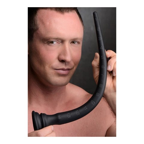XR Brands Stożkowy Wąż Silikonowy ze Strukturą 38 cm, Przyssawka XR Brands Stożkowy Wąż Silikonowy ze Strukturą 38 cm, Przyssawka