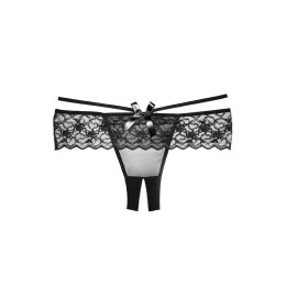 Allure Angel majtki z transparentnej koronki z otwartym krojem S/M