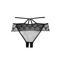 Allure Angel majtki z transparentnej koronki z otwartym krojem S/M