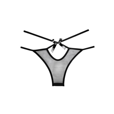 Allure Naughty Vanilla majtki z paskami i wycięciem, beżowe S/M Allure Naughty Vanilla majtki z paskami i wycięciem, beżowe S/M