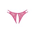Allure Sweet Honey majtki koronkowe z siateczką, wycięcie peekaboo, S/M