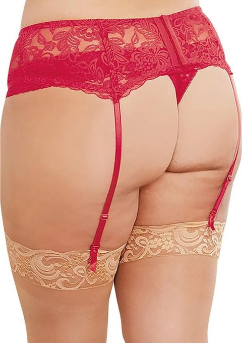 Dreamgirl Pas do pończoch czarny elegancki klasyczny rozmiar uniwersalny Dreamgirl Pas do pończoch czarny elegancki klasyczny rozmiar uniwersalny