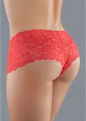 Leg Avenue Candy Apple Allure koronkowe szorty z otwartym krokiem
