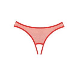 Obsessive Expose Allure - majtki z siateczki z koronką i kokardką