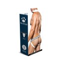 Prowler Jock Strap XL - Męskie majtki sportowe z otwartym tyłem, biało-czarne