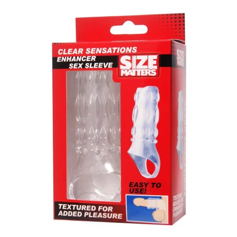 XR Brands Crystal Sleeve elastyczna osłona intymna TPR 11,4 cm przezroczysta XR Brands Crystal Sleeve elastyczna osłona intymna TPR 11,4 cm przezroczysta