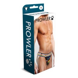 Prowler Jockstrap Majtki męskie PAW S czarne z paskami Pride