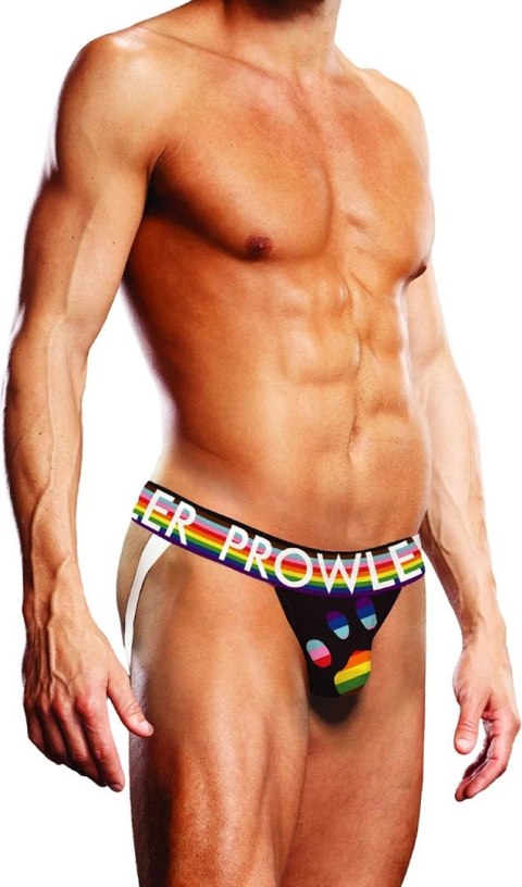 Prowler Majtki męskie Jockstrap Progress Pride czarne M Prowler Majtki męskie Jockstrap Progress Pride czarne M