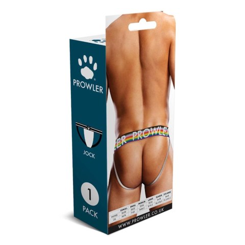 Prowler Majtki męskie Jockstrap Progress Pride czarne M Prowler Majtki męskie Jockstrap Progress Pride czarne M