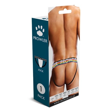 Prowler Paw Jock M - Majtki na paskach z otwartym tyłem, czarne Prowler Paw Jock M - Majtki na paskach z otwartym tyłem, czarne