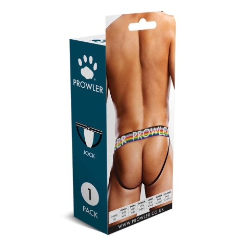 Prowler Paw Jock M - Majtki na paskach z otwartym tyłem, czarne Prowler Paw Jock M - Majtki na paskach z otwartym tyłem, czarne