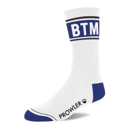 Prowler Skarpety BTM białe z niebieskim akcentem unisex
