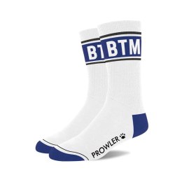Prowler Skarpety BTM białe z niebieskim akcentem unisex