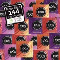 EXS Mix Smakow Prezerwatywy 144 sztuki - Truskawka, Czekolada, Guma, Cola