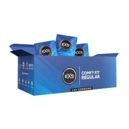 EXS Regular 144 szt. prezerwatywy klasyczne, cienki i wytrzymały lateks