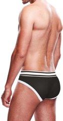 Prowler Brief XS czarne bokserki z dwukolorowym pasem