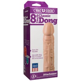 Doc Johnson Classic Dong 20 cm - model z przyssawką, cielisty
