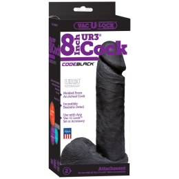 Doc Johnson Code Black Vac-U-Lock 20 cm model anatomiczny UR3