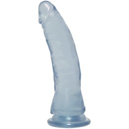 Doc Johnson Crystal Jellies 18 cm Transparentny model z przyssawką