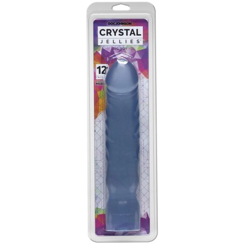 Doc Johnson Crystal Jellies Big Boy 30 cm przezroczysty duży model Doc Johnson Crystal Jellies Big Boy 30 cm przezroczysty duży model