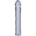 Doc Johnson Crystal Jellies Classic 25 cm elastyczny model przezroczysty
