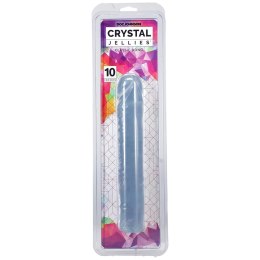 Doc Johnson Crystal Jellies Classic 25 cm elastyczny model przezroczysty