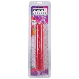 Doc Johnson Crystal Jellies Classic 25 cm - rożowy model elastyczny