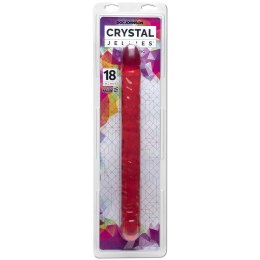 Doc Johnson Crystal Jellies Double Dong 45 cm przezroczysty elastyczny