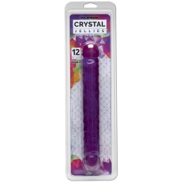 Doc Johnson Crystal Jellies JR Double - elastyczny model dwustronny 30 cm