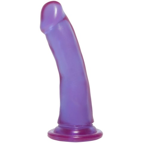 Doc Johnson Crystal Jellies Narrow 15 cm Transparentny model z przyssawką Doc Johnson Crystal Jellies Narrow 15 cm Transparentny model z przyssawką