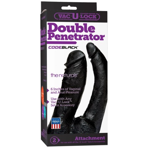 Doc Johnson Double Penetrator - nakładka Vac-U-Lock, długość 15 cm Doc Johnson Double Penetrator - nakładka Vac-U-Lock, długość 15 cm