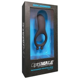 Doc Johnson OptiMALE Wibrujący pierścień silikonowy USB 7 trybow
