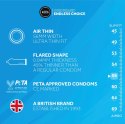 EXS Air Thin 12 sztuk - ultracienkie prezerwatywy lateksowe 56 mm