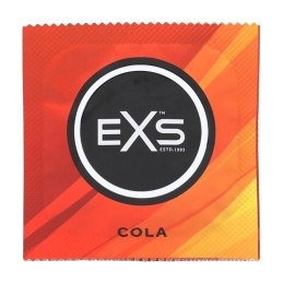 EXS Cola 100 szt. - prezerwatywy smakowe o aromacie coli, rozmiar uniwersalny
