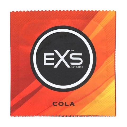 EXS Cola 100 szt. - prezerwatywy smakowe o aromacie coli, rozmiar uniwersalny EXS Cola 100 szt. - prezerwatywy smakowe o aromacie coli, rozmiar uniwersalny