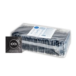 EXS Extra Black 100 szt. prezerwatywy czarne, lateksowe, 54 mm
