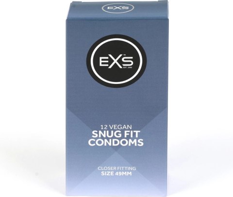 EXS Snug Fit 12 sztuk - precyzyjne dopasowanie, 49 mm, cienkie EXS Snug Fit 12 sztuk - precyzyjne dopasowanie, 49 mm, cienkie