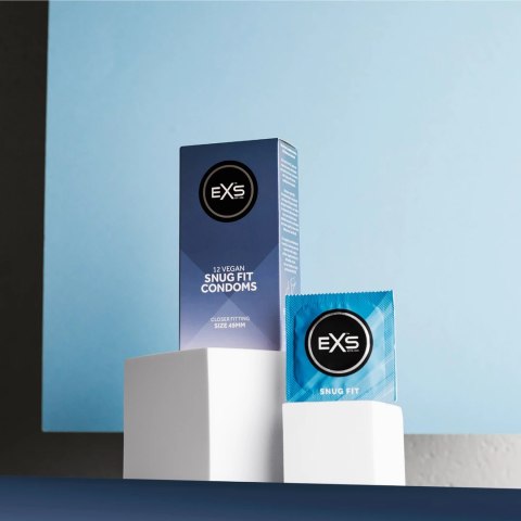 EXS Snug Fit 12 sztuk - precyzyjne dopasowanie, 49 mm, cienkie EXS Snug Fit 12 sztuk - precyzyjne dopasowanie, 49 mm, cienkie