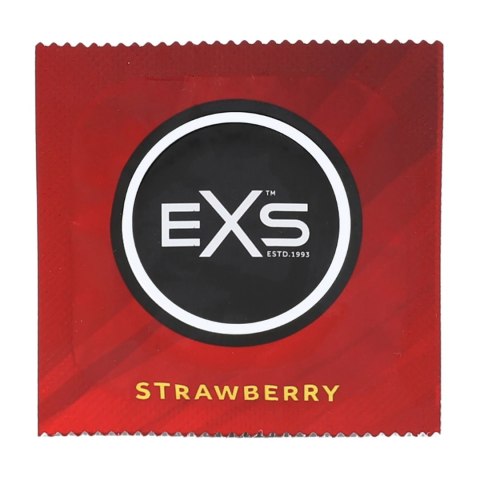 EXS Strawberry - Prezerwatywy truskawkowe 100 sztuk, aromatyzowane EXS Strawberry - Prezerwatywy truskawkowe 100 sztuk, aromatyzowane