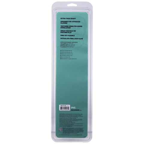 Doc Johnson Big Boy 30 cm - anatomiczny model PVC z podstawą, czarny Doc Johnson Big Boy 30 cm - anatomiczny model PVC z podstawą, czarny