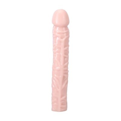 Doc Johnson Classic 25 cm - model anatomiczny, elastyczny, czarny