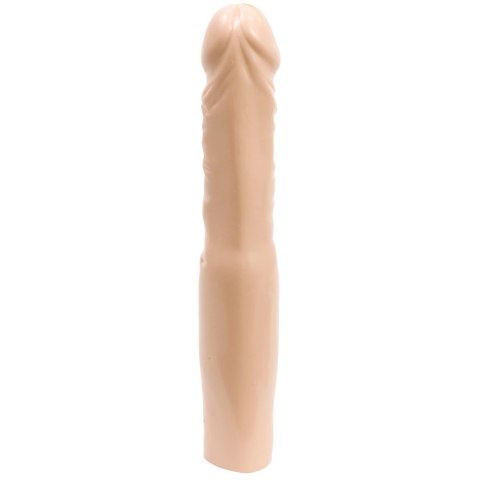 Doc Johnson Cock Master 25 cm - nakładka powiększająca, PVC, biała Doc Johnson Cock Master 25 cm - nakładka powiększająca, PVC, biała