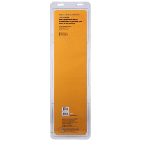 Doc Johnson Double Header dwustronny model 45 cm czarny PVC Doc Johnson Double Header dwustronny model 45 cm czarny PVC