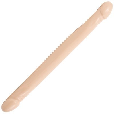 Doc Johnson Double Header dwustronny model anatomiczny 45 cm czarny
