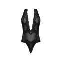 Magic Silk Exposed Body L/XL z głębokim dekoltem i stringami