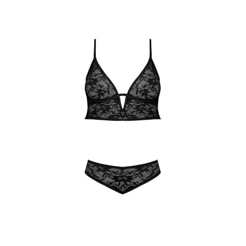 Magic Silk Exposed Komplet Bralette z Fiszbinami i Koronkowe Majtki L/XL Magic Silk Exposed Komplet Bralette z Fiszbinami i Koronkowe Majtki L/XL