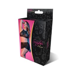 Magic Silk Exposed Komplet Halter Top i Mini Spodniczka L/XL