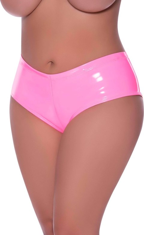 Magic Silk Exposed Plus Size Szorty z Niskim Stanem i Rozcięciem Magic Silk Exposed Plus Size Szorty z Niskim Stanem i Rozcięciem